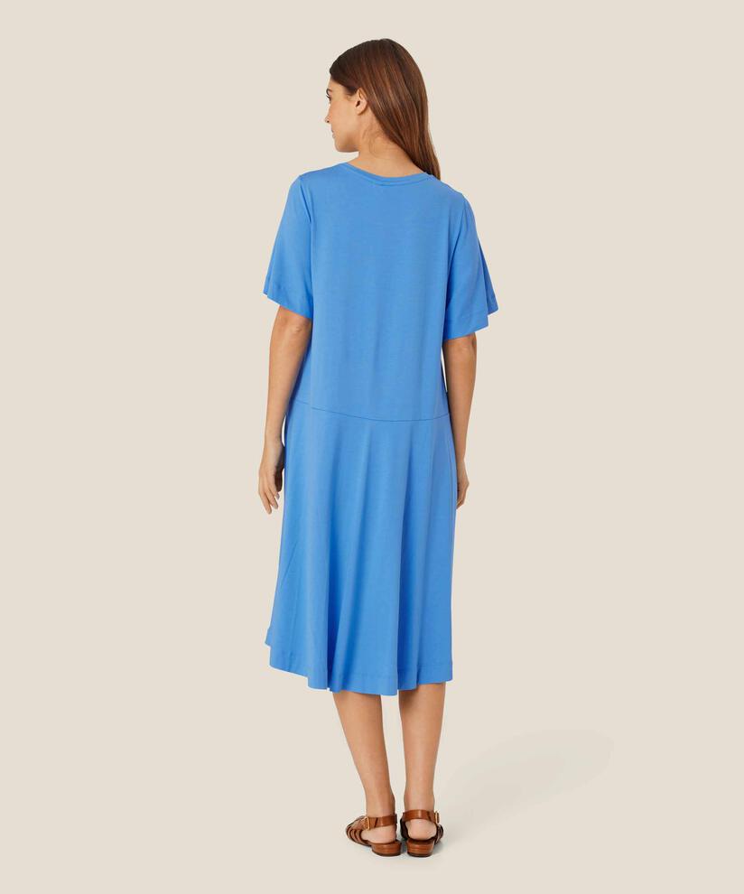 Jerseykleid mit Rundhalsausschnitt und Eingrifftaschen, Marina