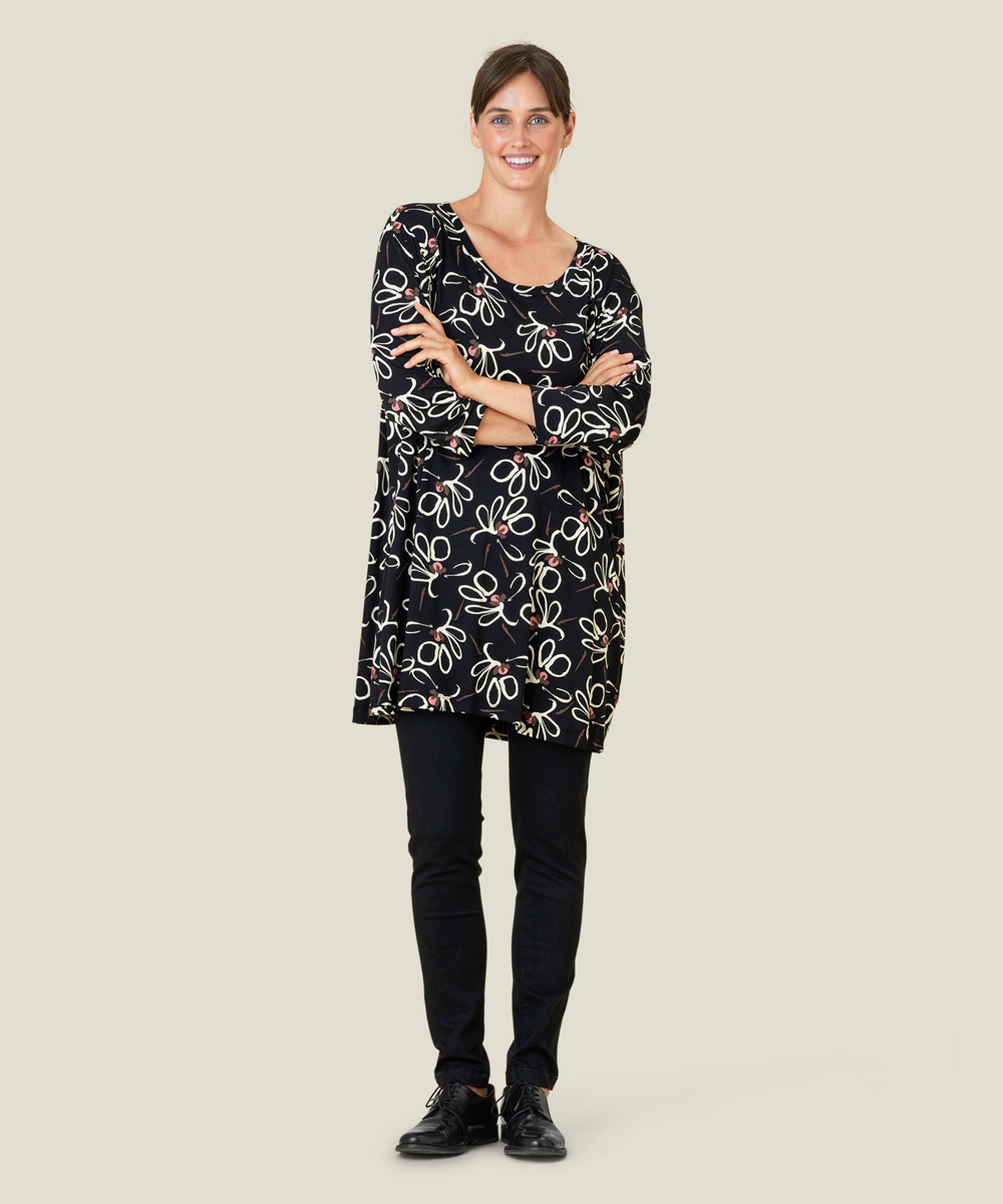 GIGI JERSEY TUNIKA, Dusty Rose