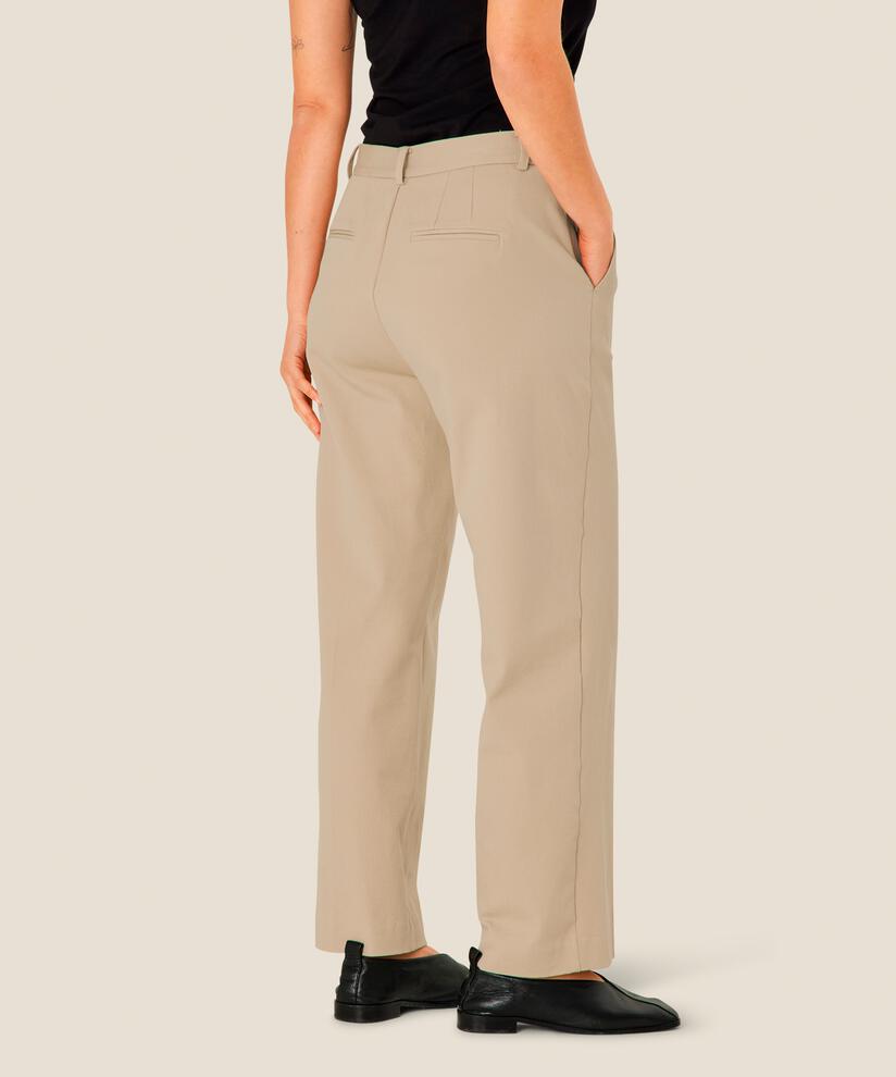 Schwere Baumwollhose Mit Eingrifftaschen, Plaza Taupe