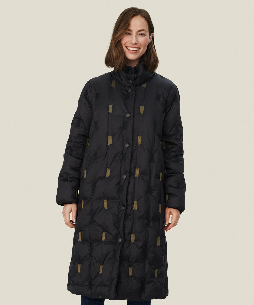 TRONJA DAUNENMANTEL, Desert Taupe