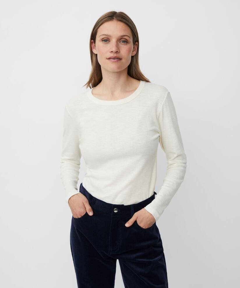 Langarmshirt aus Jersey, Jet Stream