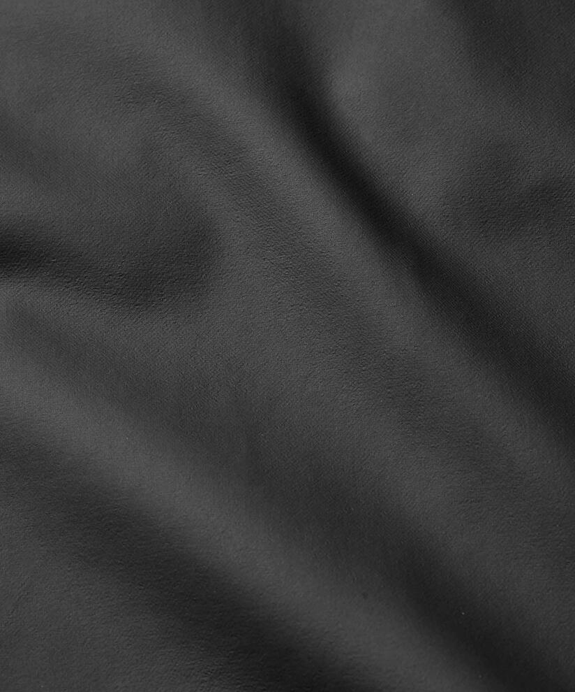 Regenmantel mit Kapuze und 2-Wege-Reißverschluss, Black