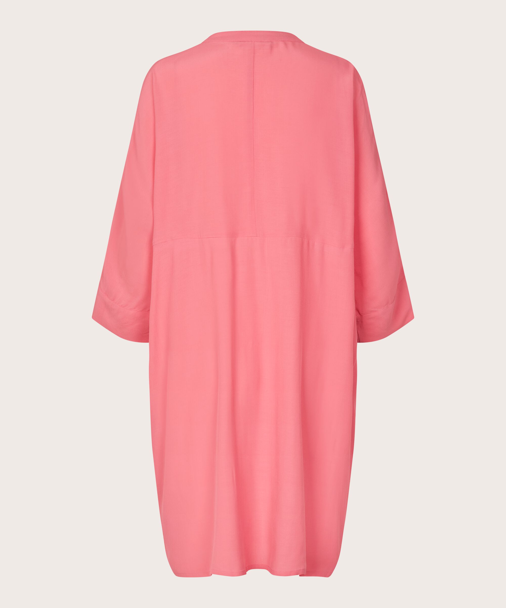 Hemdblusenkleid Aus Viskose Mit Dreiviertelärmeln, Confetti