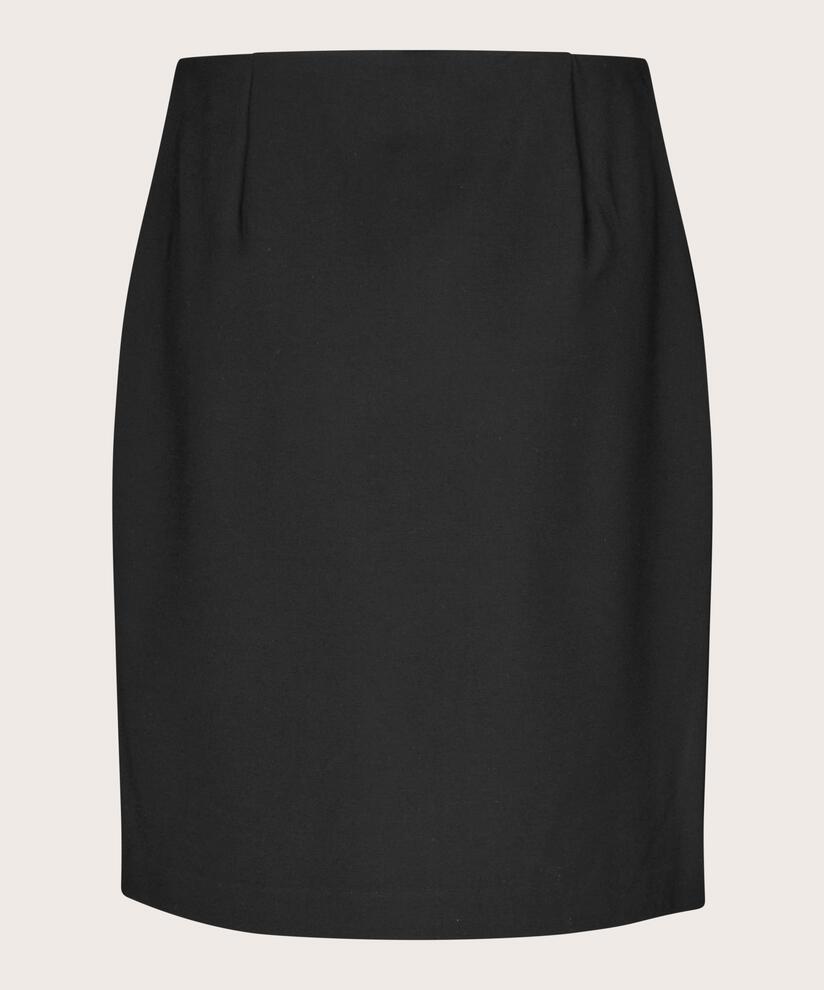 Kurzer Jerseyrock mit Stretch, Black