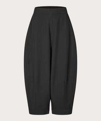 Ballonhose mit elastischem Bund, Black