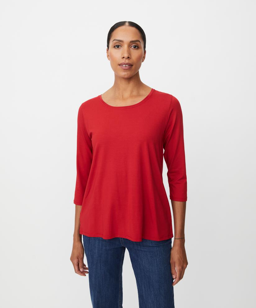 Shirt Mit Rundem Hals, Scarlet Sage