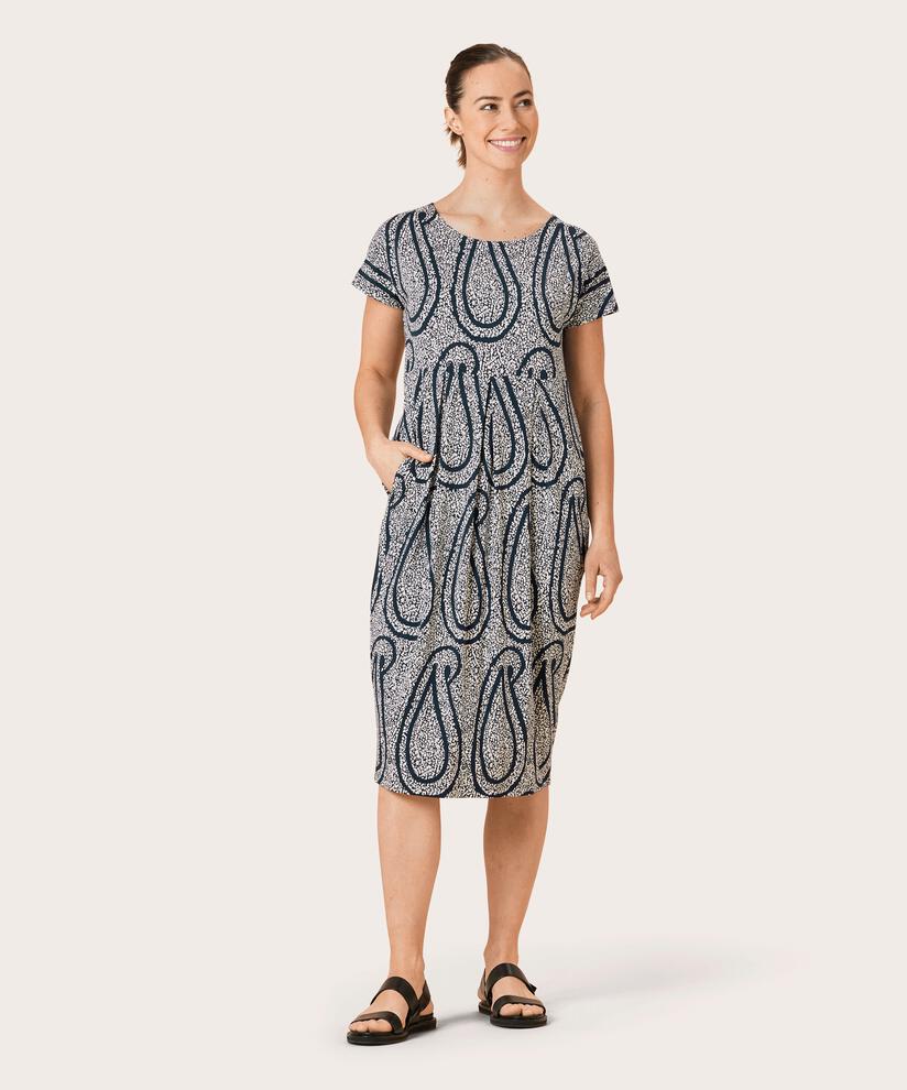 OLNIA JERSEY KLEID, Navy Blazer