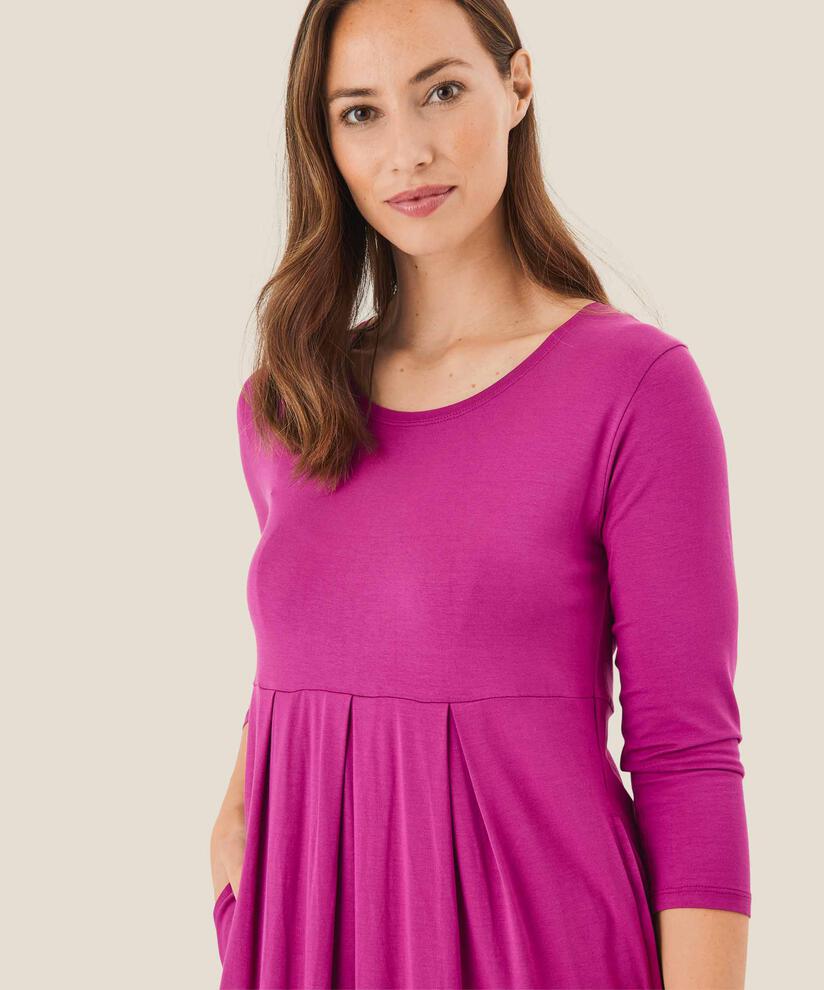 Tulpenkleid aus Jersey, Wild Aster