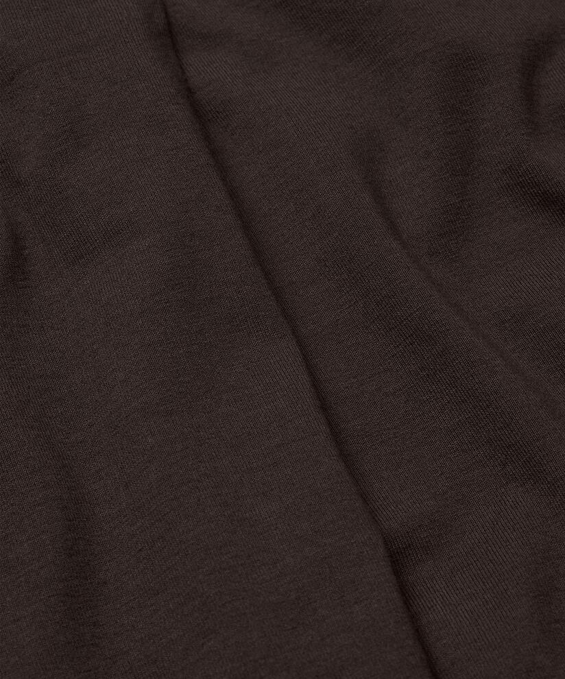 Jersey-Tunika mit V-Ausschnitt, Coffee Bean