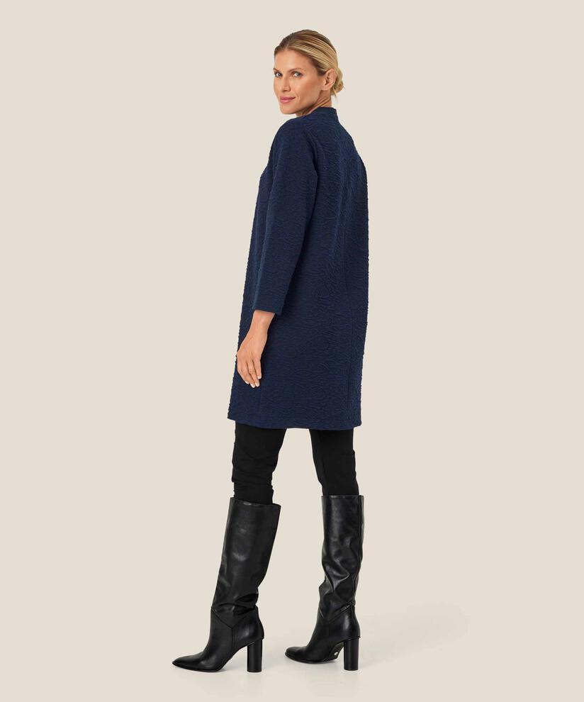 Jersey-Tunika mit Reißverschluss hinten, Navy