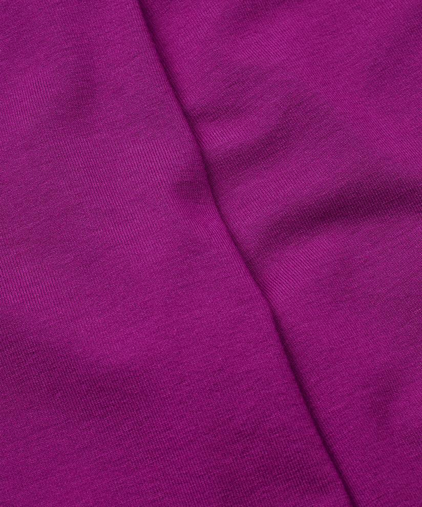 Jersey-Tunika mit V-Ausschnitt, Wild Aster