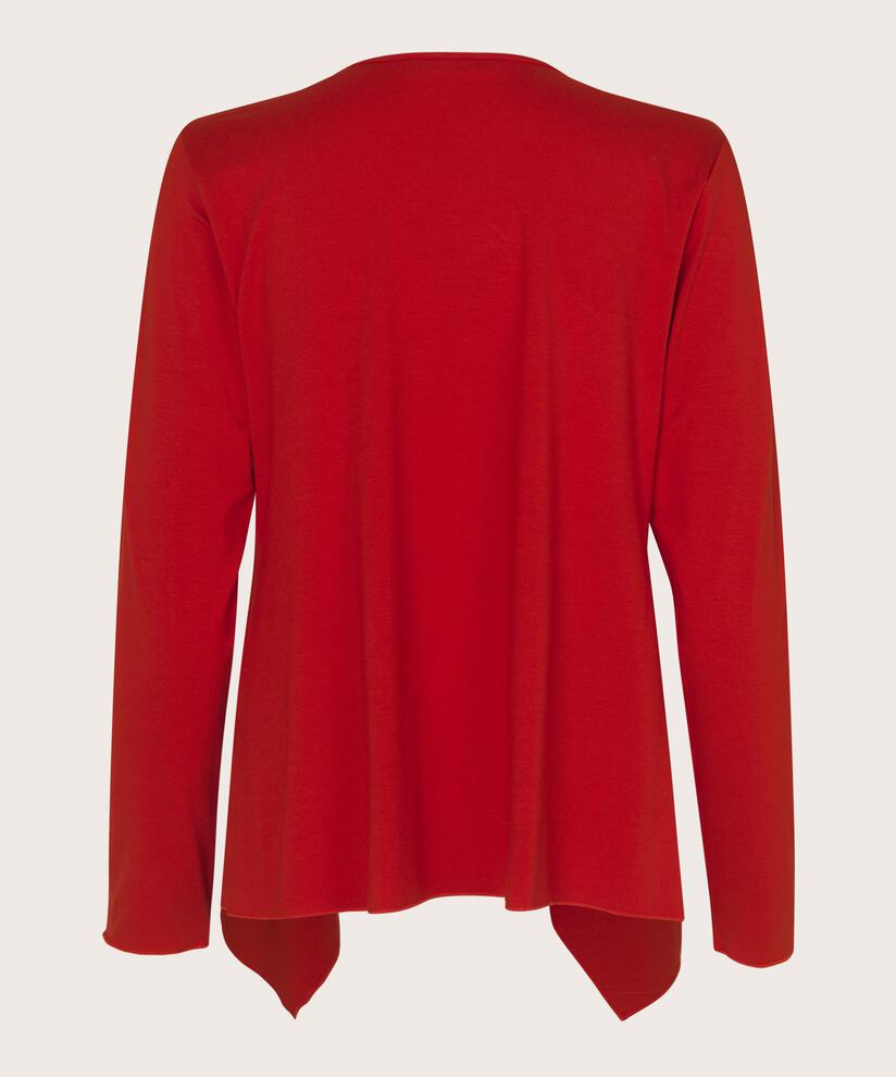 Offener Jersey-cardigan, Goji Berry
