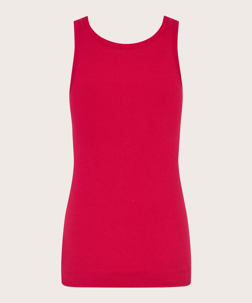 Tanktop aus Baumwollripp, Persian Red