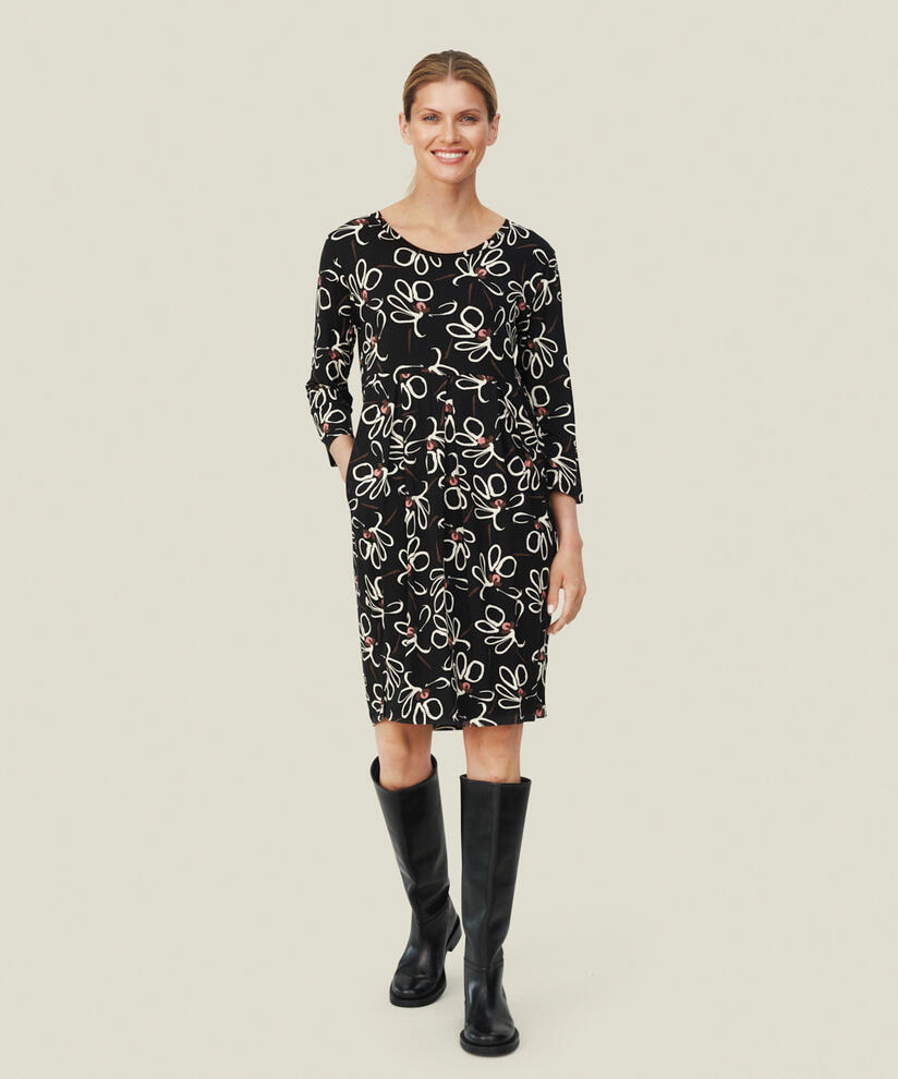 NOMA JERSEY KLEID, Dusty Rose