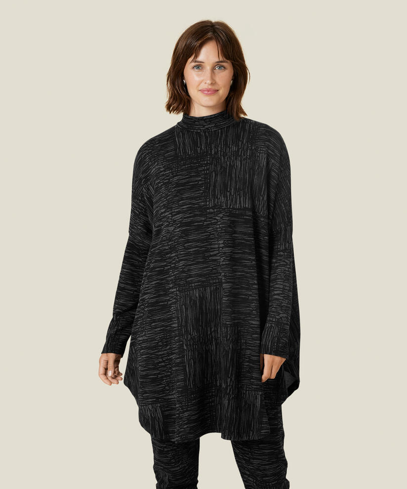 GILMA JERSEY TUNIKA, Black