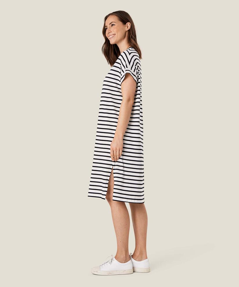 Nabila JERSEY Kleid, Black