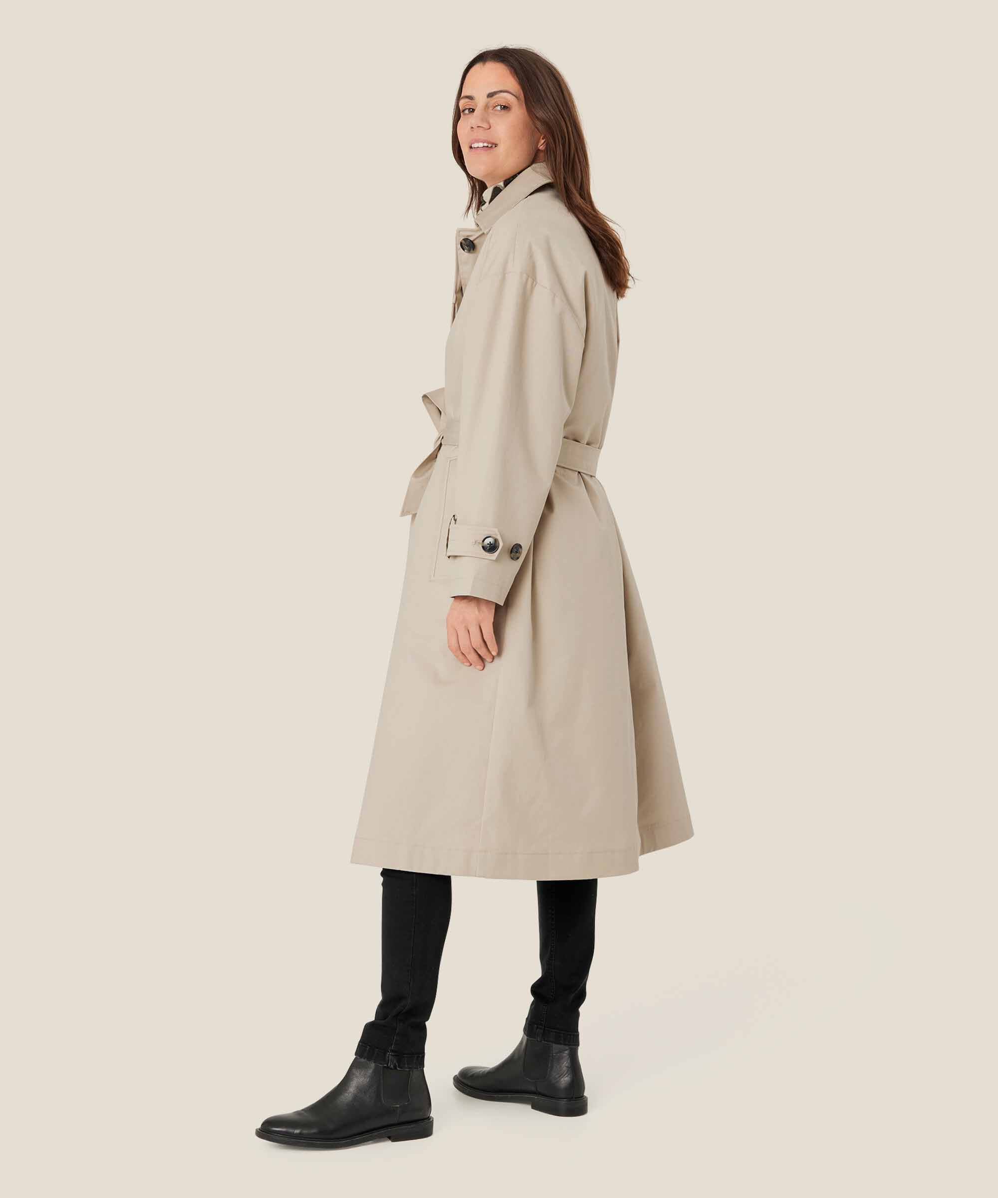 Mantel mit Gürtel und herausnehmbarem Futter, Pure Cashmere