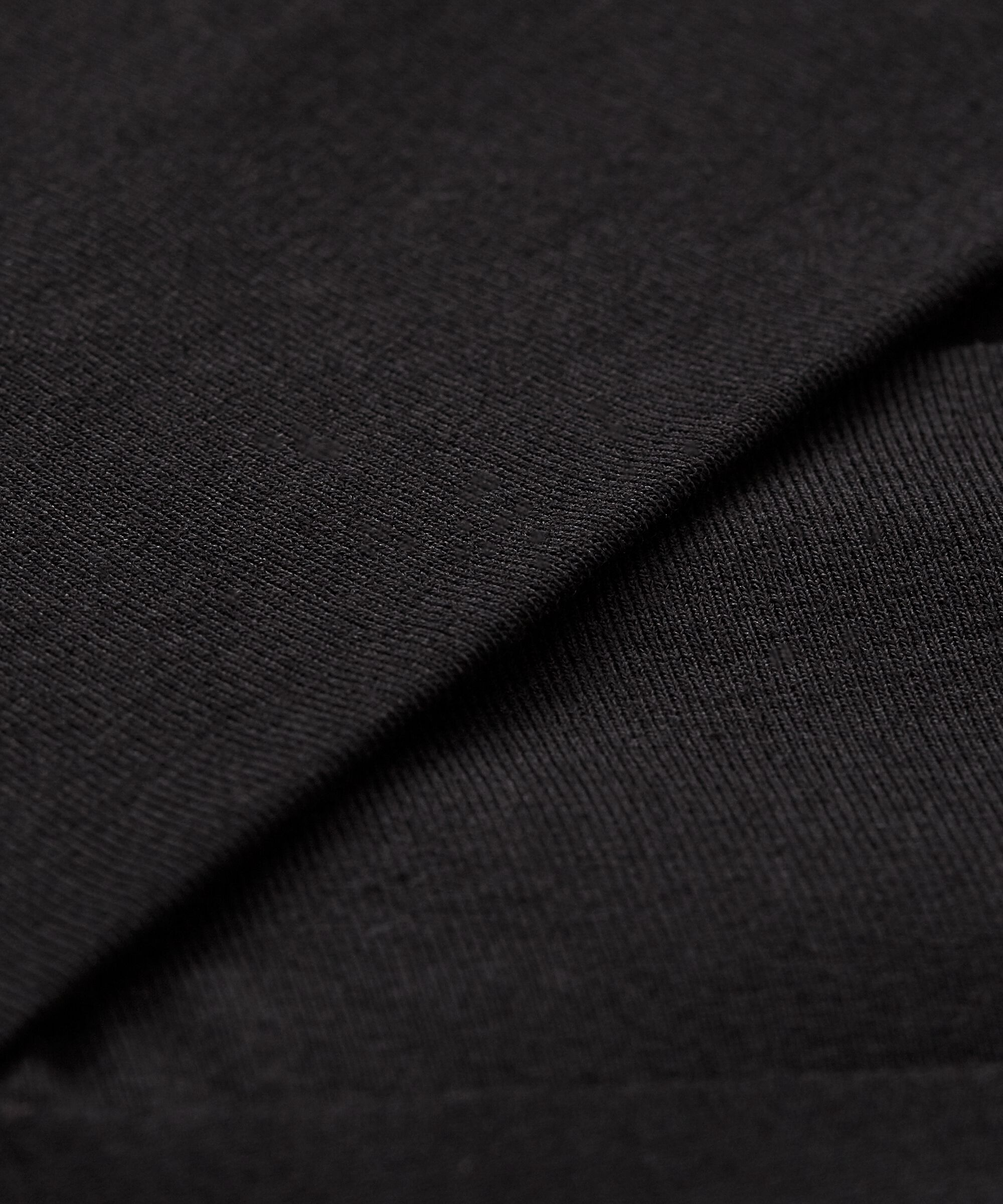 Jersey-tunika Mit 3/4-ärmeln, Black