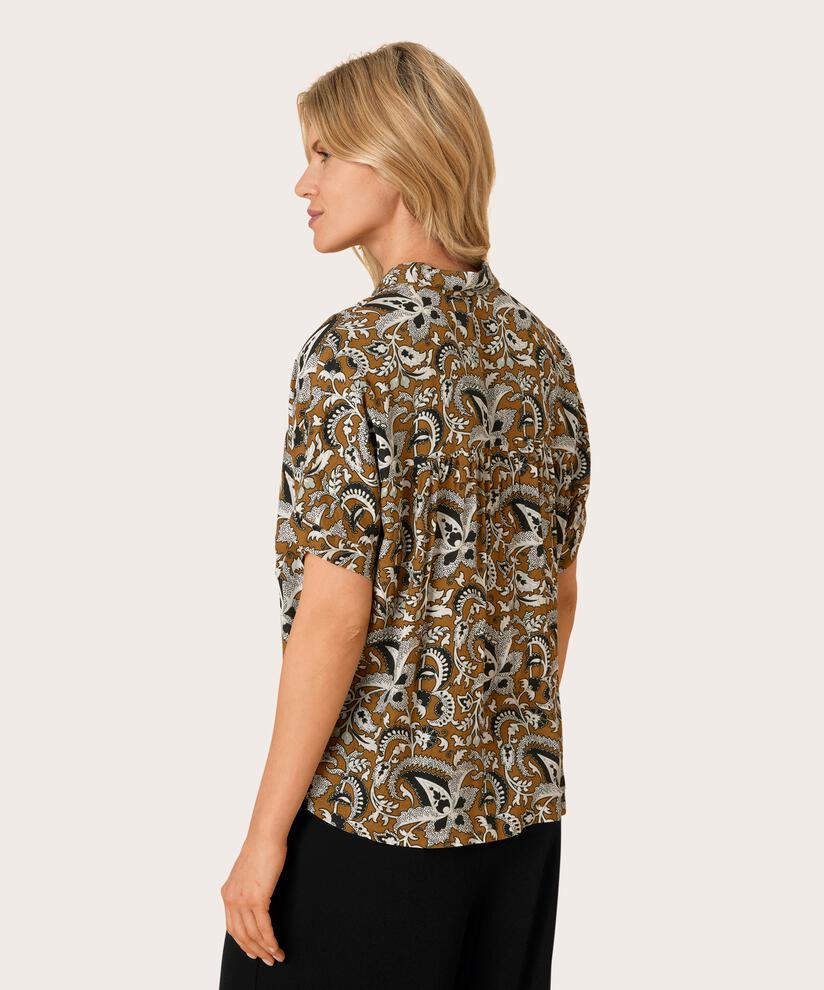 ISENIS HEMDBLUSE, Bronze Brown, hi-res