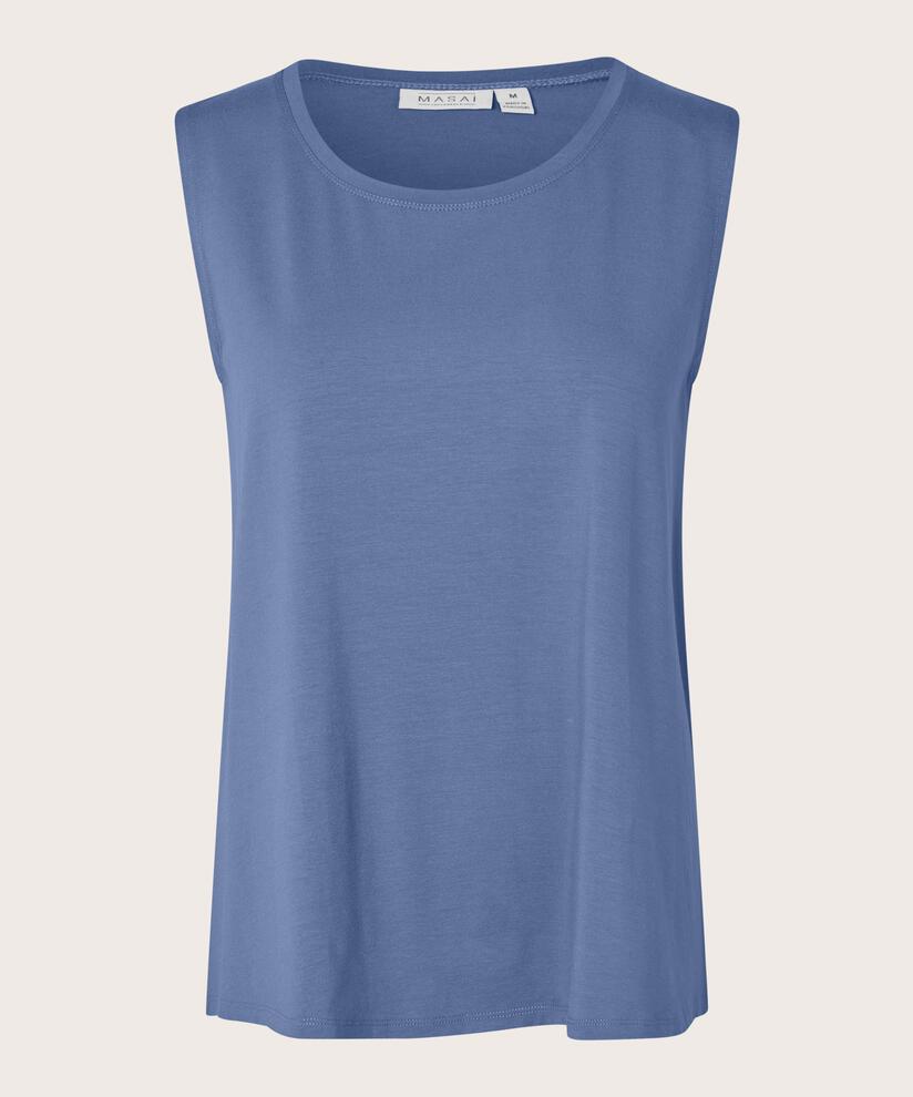 Ärmelloses Jersey-top, Bijou Blue