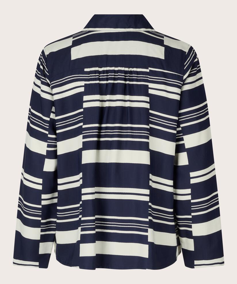 Bonela Bluse, Navy Blazer