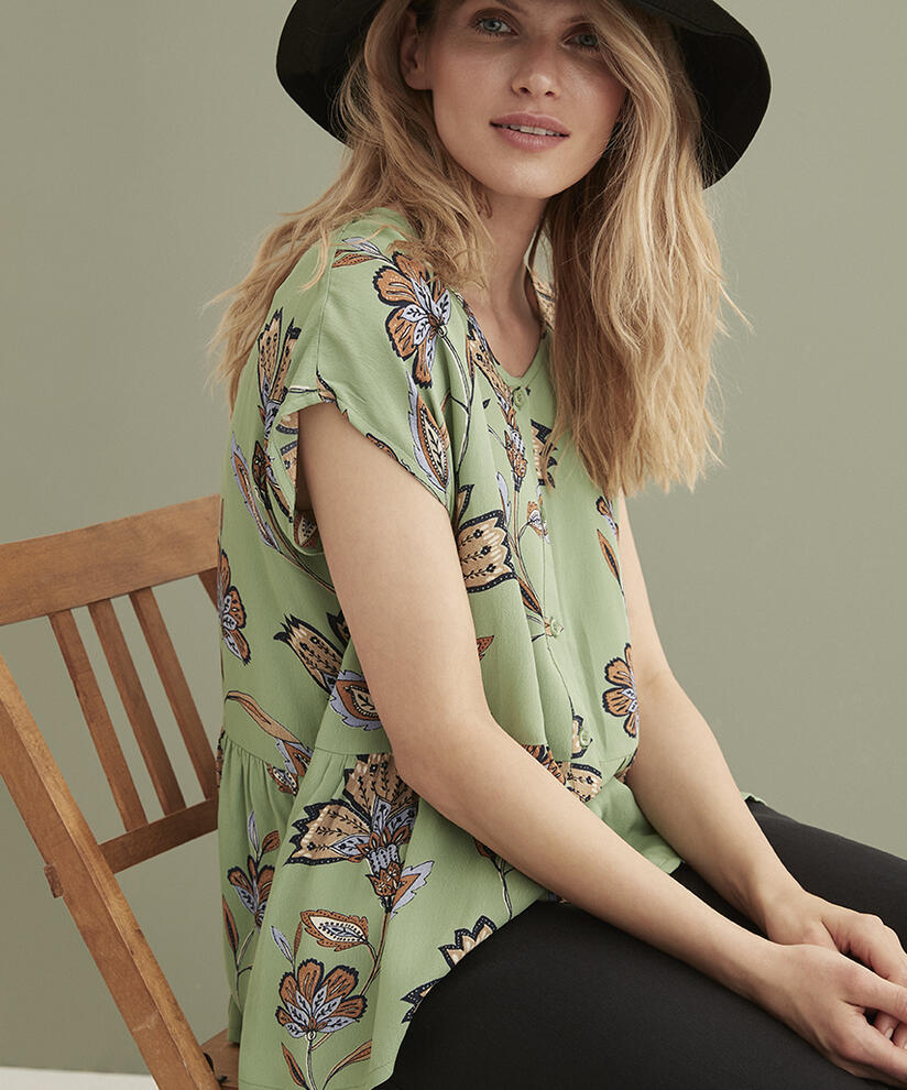 IDALI HEMDBLUSE, Stone Green