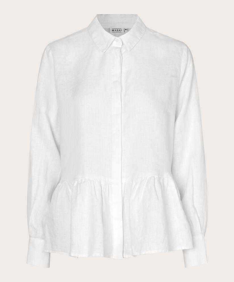 Idana Hemdbluse, White