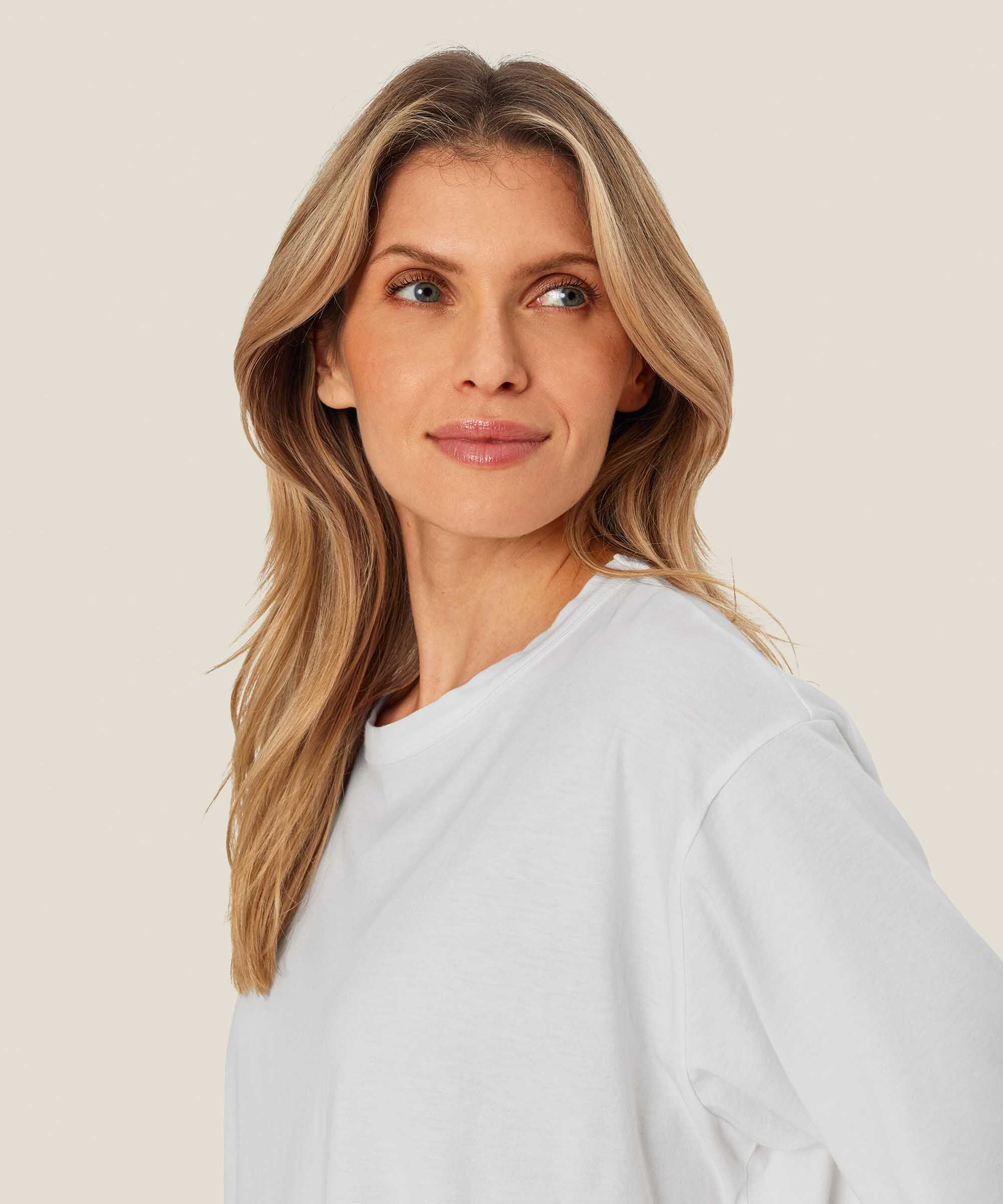 T-shirt Mit Rundhals, White