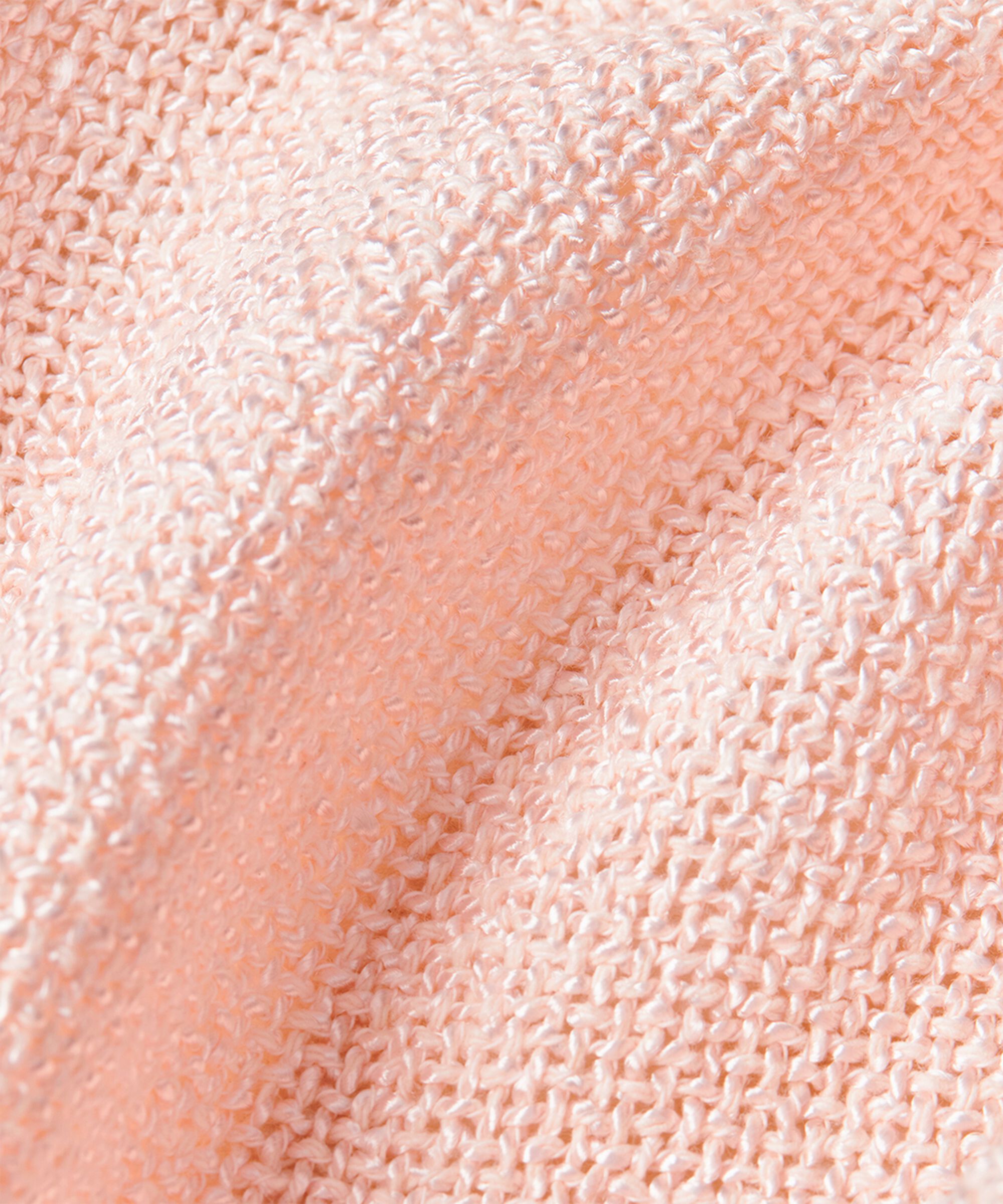 Kurze Jacke Aus Bouclé, Mauve Chalk