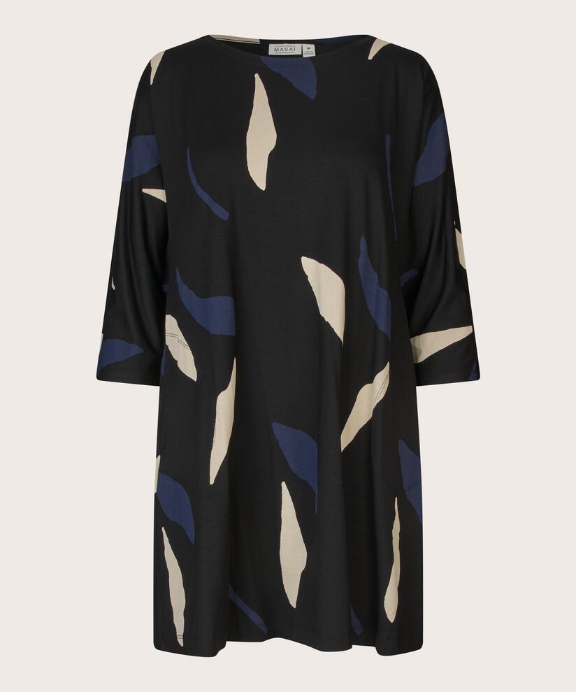 Langarm-tunika Aus Jersey Mit Eingrifftaschen, Navy Blazer