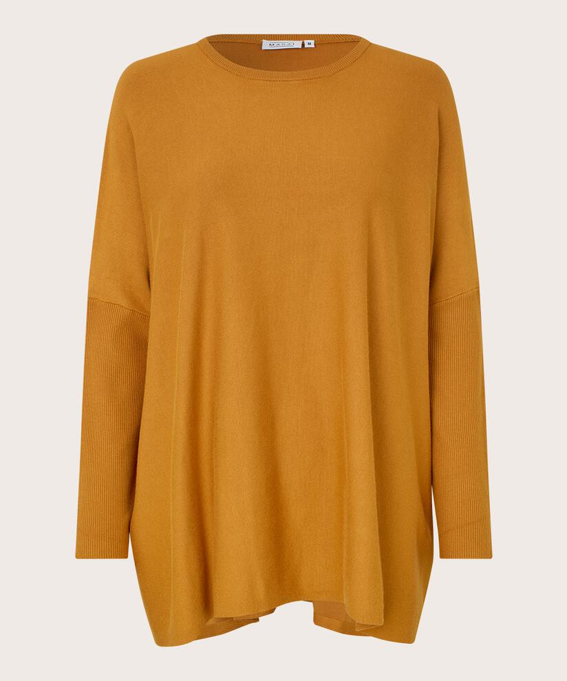 Oversize-pullover Mit Schmalen Ärmeln, Inca Gold