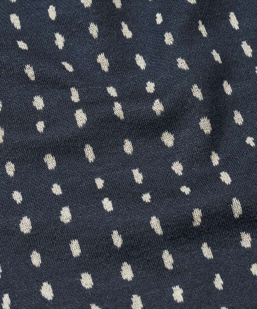 gepunktete Jerseyhose mit elastischem Bund, Mood Indigo