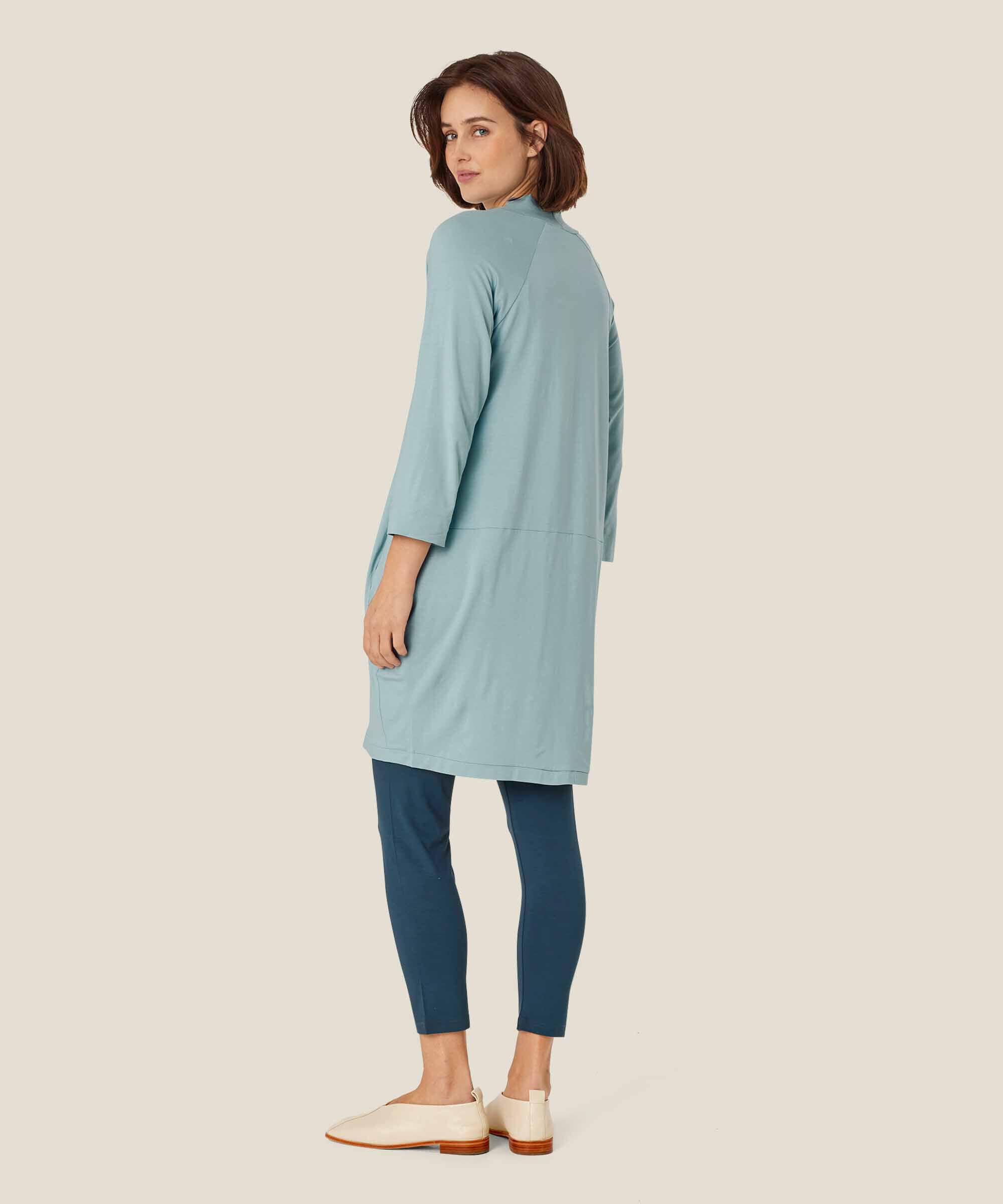 Jersey-tunika Mit 3/4-ärmeln, Blue Haze