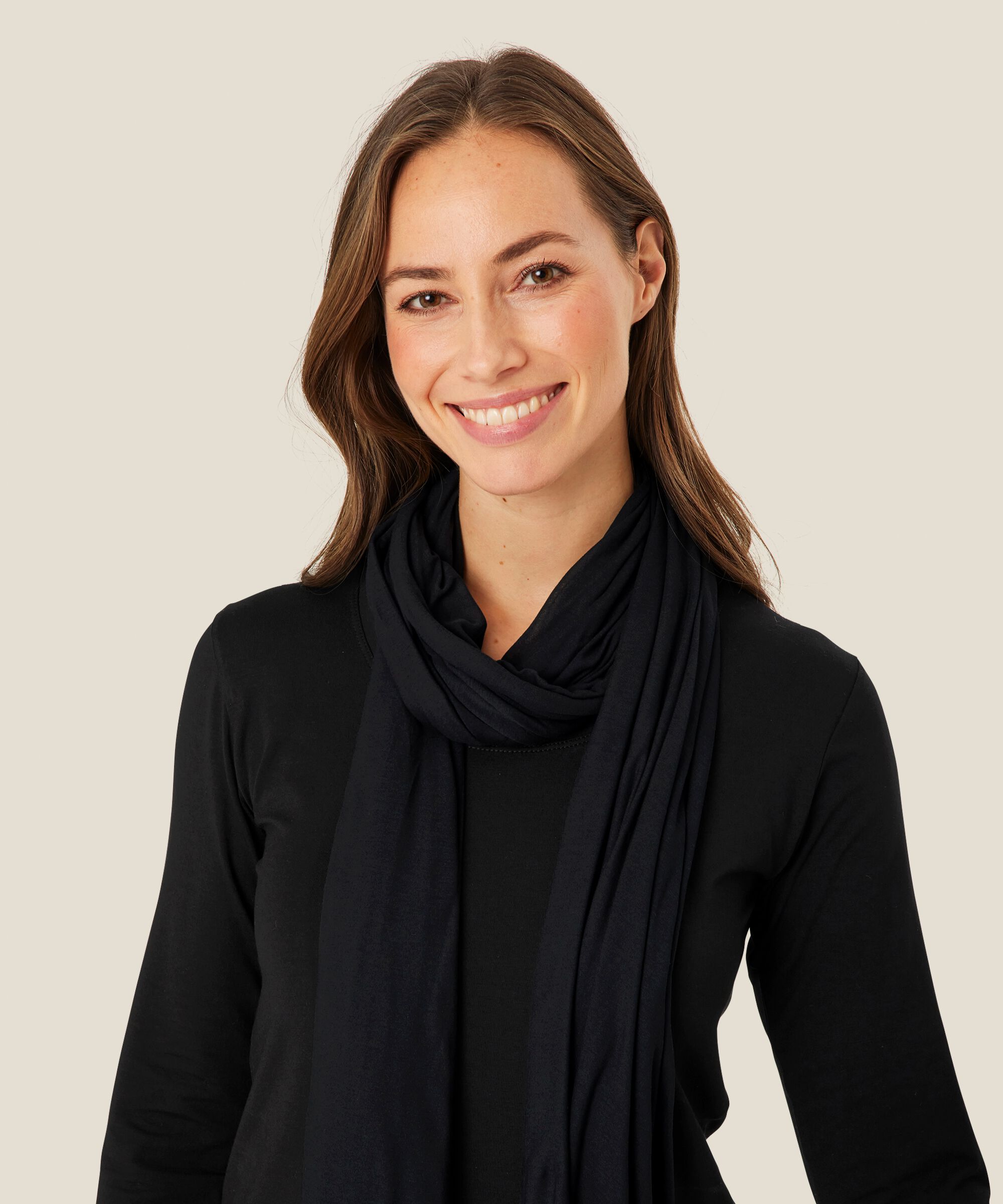 Tuch Aus Modal, Black