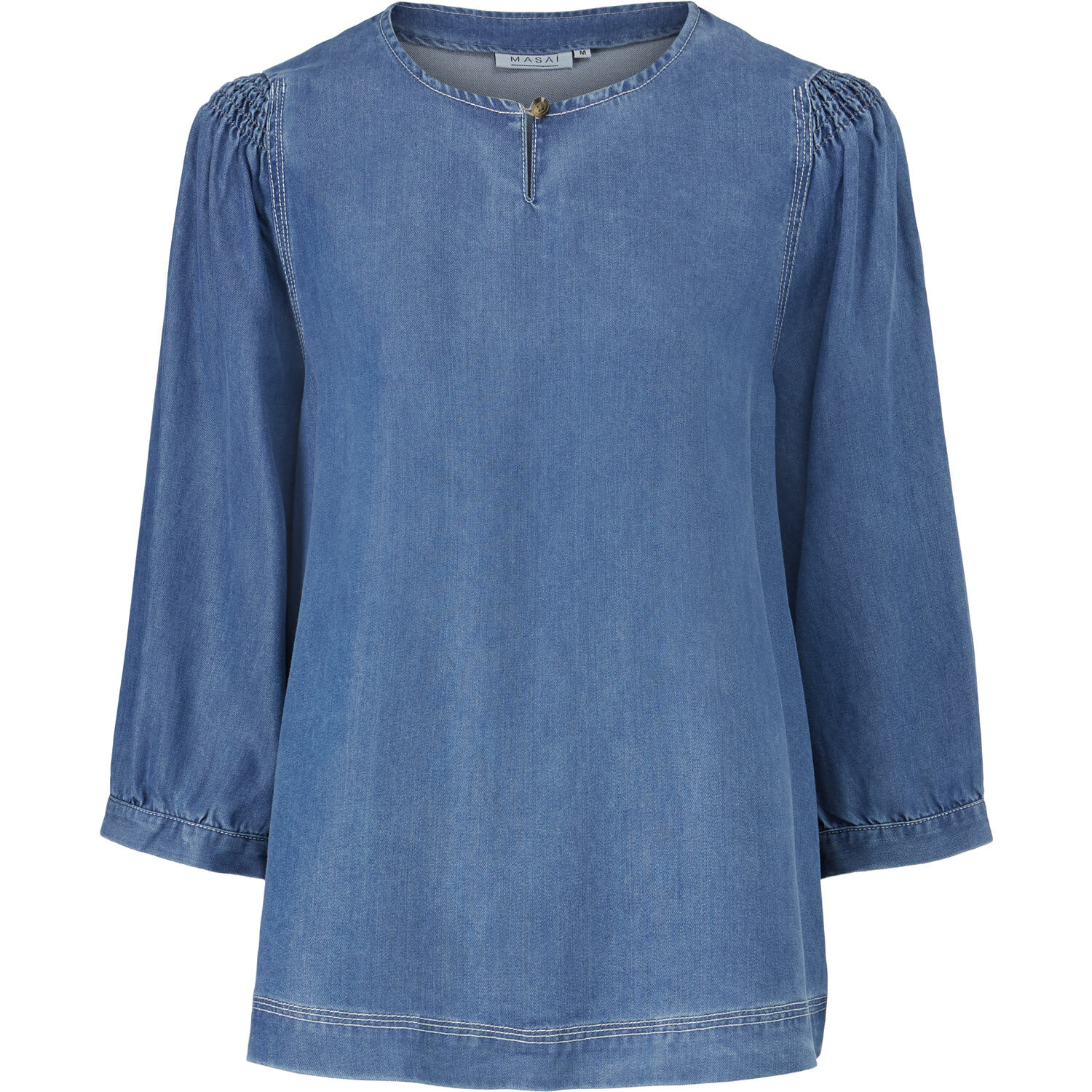 DEIRA SHIRT, Blue Denim
