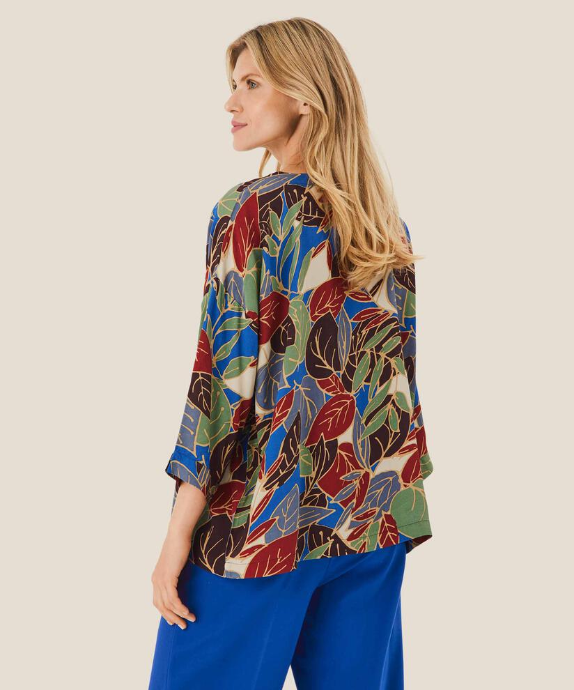 Viskosebluse mit 3/4 Ärmeln, Surf the web