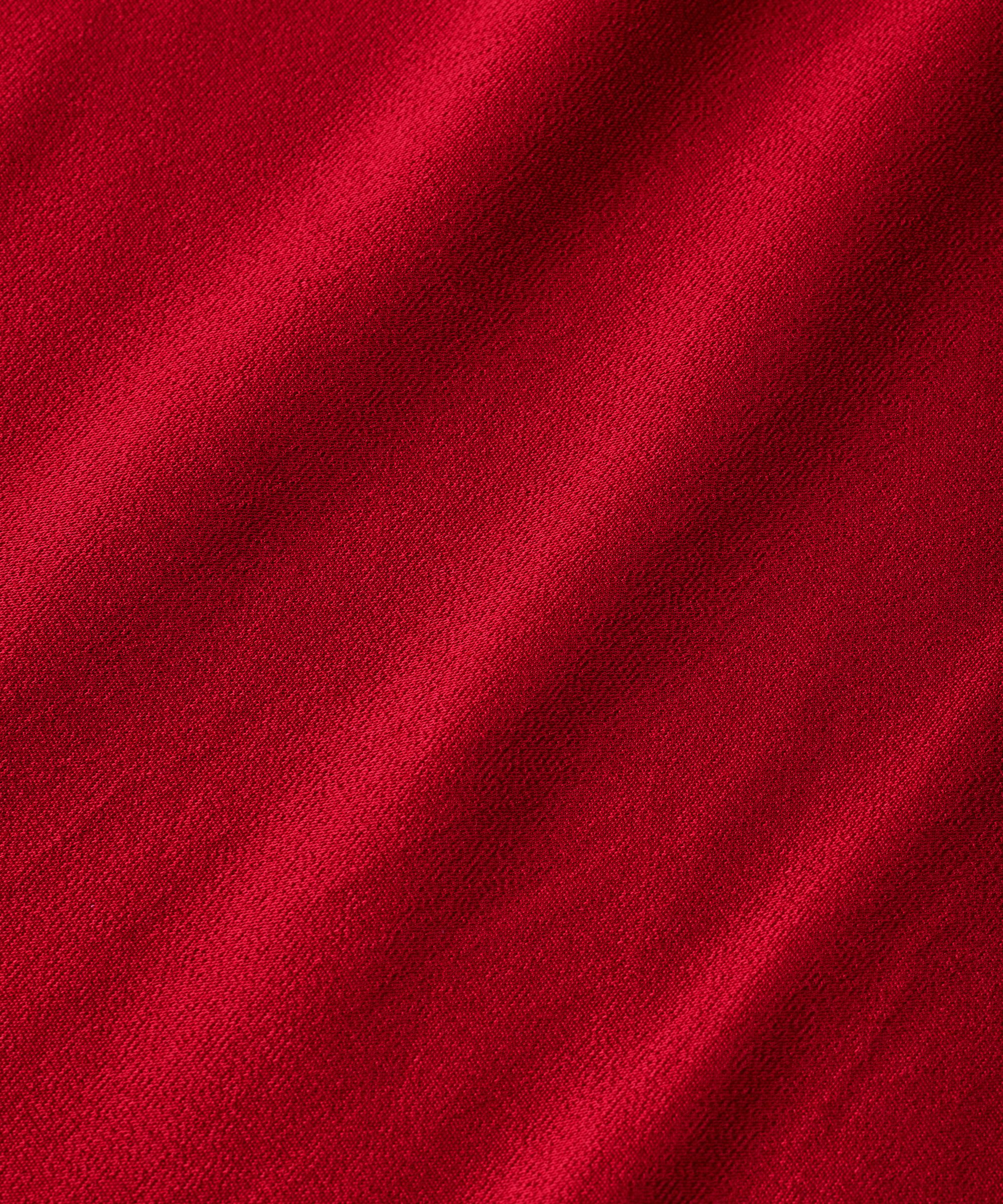 Satinrock mit schmalem Gummizug in der Taille, Red Dahlia