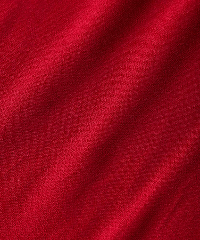 Satinrock mit schmalem Gummizug in der Taille, Red Dahlia