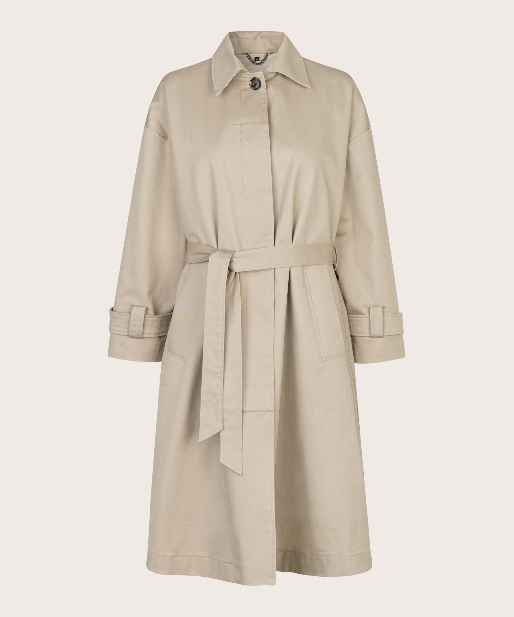 Mantel mit Gürtel und herausnehmbarem Futter, Pure Cashmere
