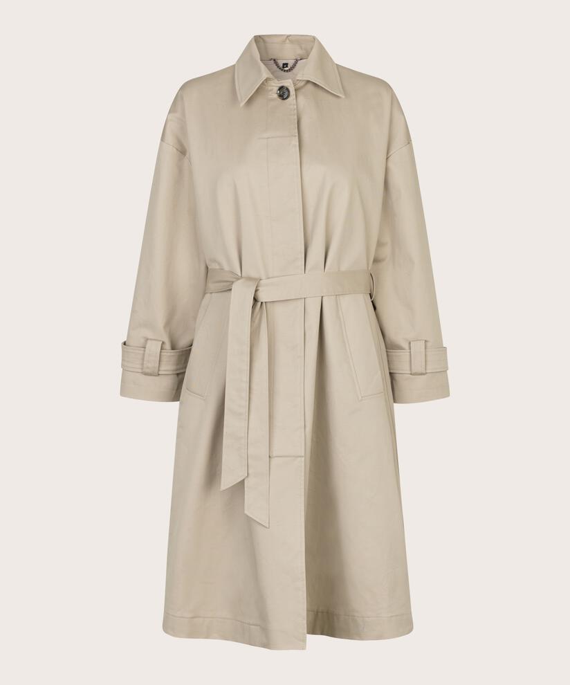 Mantel mit Gürtel und herausnehmbarem Futter, Pure Cashmere