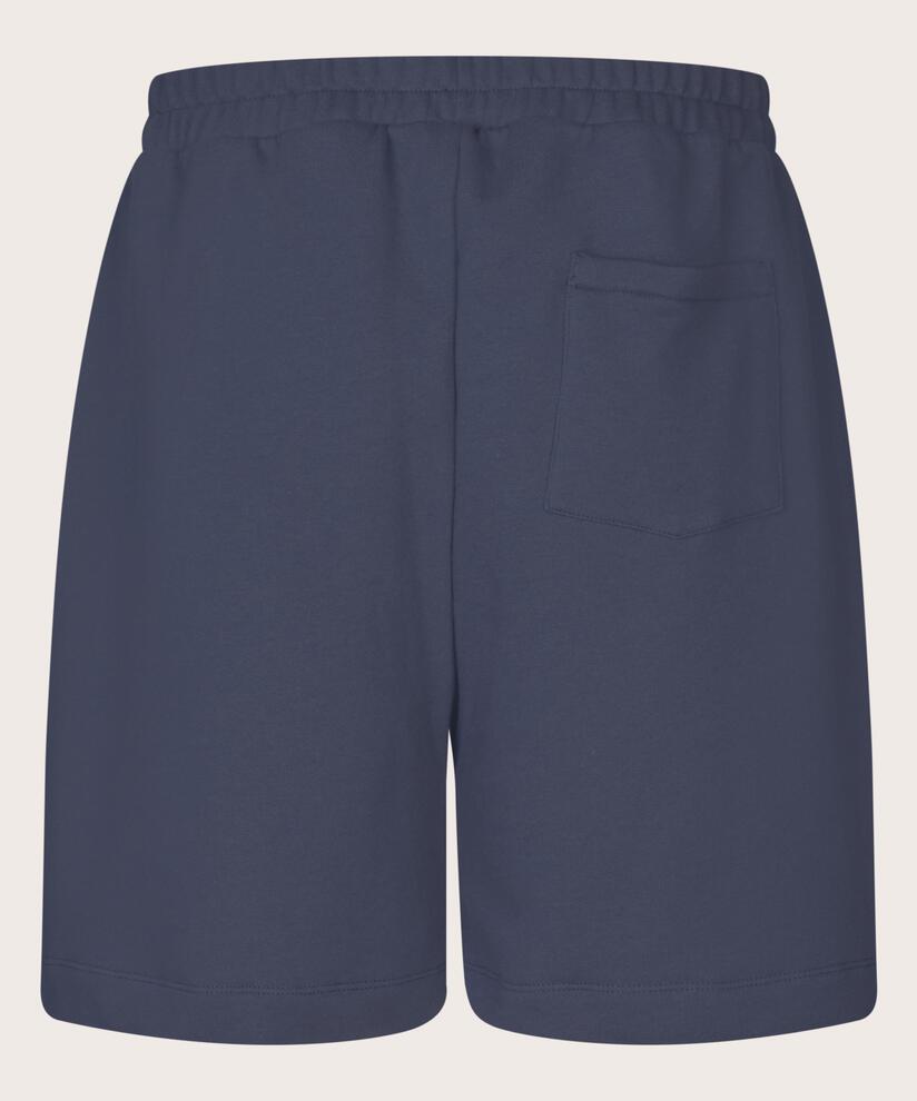Shorts in Sweatshirtqualität mit elastischem Bund, Mood Indigo