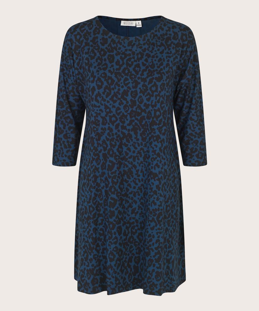Bedruckte Jersey-Tunika mit Eingrifftaschen, Moonlit Ocean
