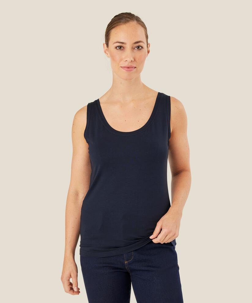 weiches Jersey-Tanktop, Navy