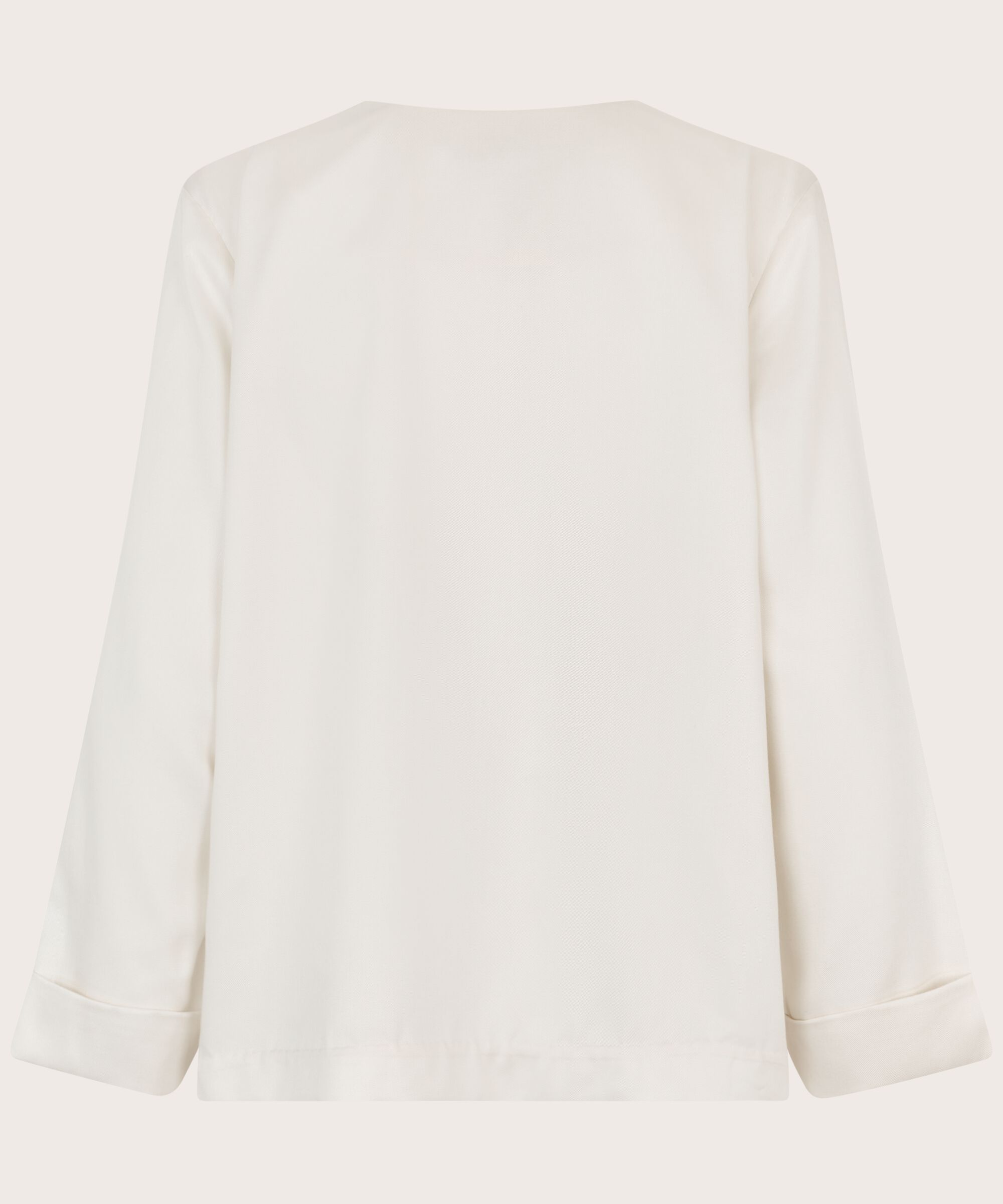 Jacke mit zweireihigem Knopfverschluss und V-Ausschnitt, Jet Stream