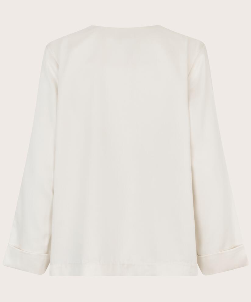 Jacke mit zweireihigem Knopfverschluss und V-Ausschnitt, Jet Stream