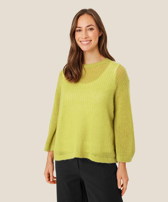 Locker gestrickter Pullover mit langen Ärmeln, Oasis