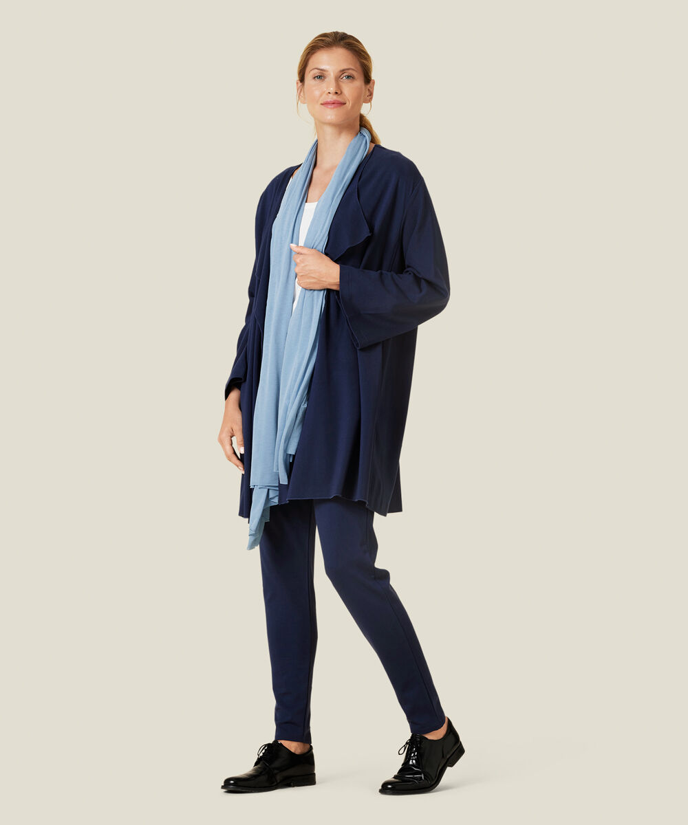 JENAMA JERSEY JACKE, Navy Blazer