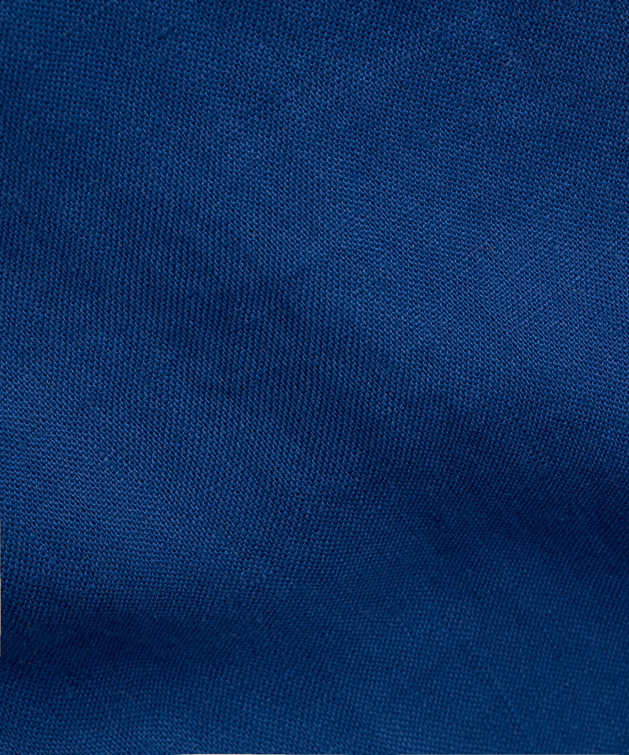 Hemd aus Leinen mit Taschen, Navy Peony