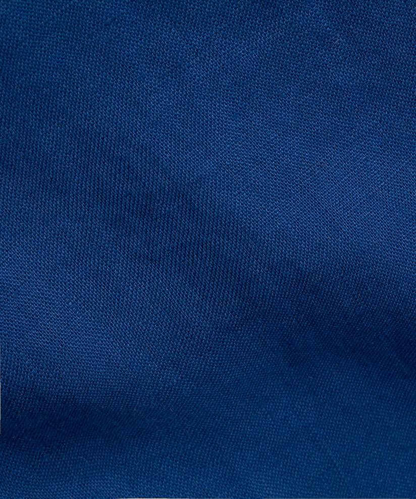 Hemd aus Leinen mit Taschen, Navy Peony