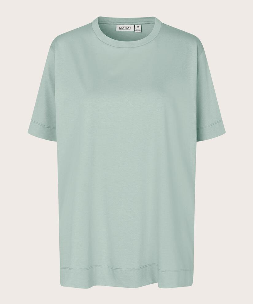 T-shirt Aus Baumwolle Mit Rundhalsausschnitt, Ether